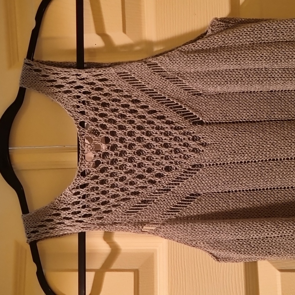 MICHAEL Michael Kors Knit Top Gray Size Medium - Picture 6 of 12